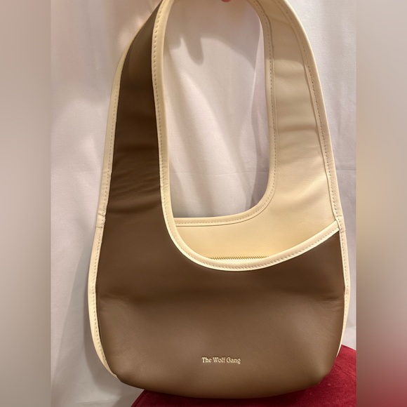 NEW The Wolf Gang Adara Mini Shoulder Bag in Cocoa REVOLVE BROWN LEATHER - Picture 8 of 10